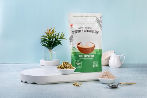 Earthy Origins Farms Sprouted Moong Flour, Rich in Protien, 100% Whole Grain, Instant Mix, 250g (B0DBM33JVJ) Amazon Price History, Amazon Price Tracker