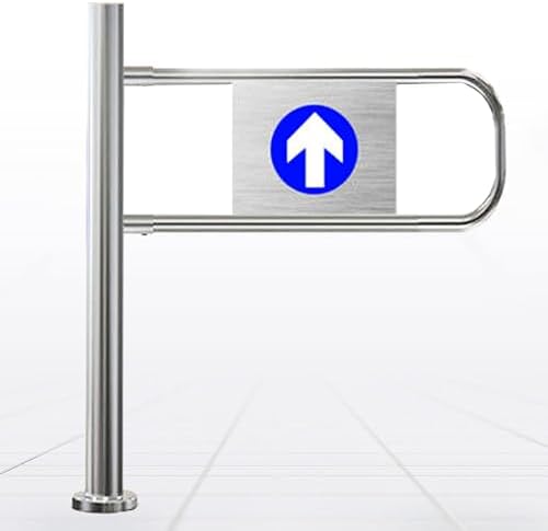 Automatic Rebound Swing Gate - One-Way Safety Entrance Door with Spring Mechanism for Supermarkets, Libraries, Retail Stores, Parks, Public Areas & High Traffic Locations