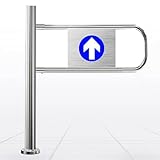 Porte tournante unidirectionnelle : Améliorez votre sécurité grâce à notre porte tournante robuste. Cette porte de sécurité unidirectionnelle est équipée d'un système de fermeture automatique pour plus de praticité. Elle revient sans effort à sa position initiale après utilisation, assurant ainsi une barrière fiable. Idéale pour les espaces résidentiels et commerciaux, elle empêche les intrusions tout en offrant un accès facile.