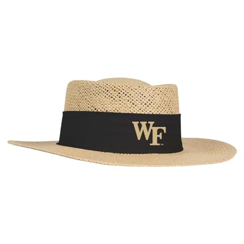 Wake Forest Ahead Gambler Straw Hat - Large - Extra Large