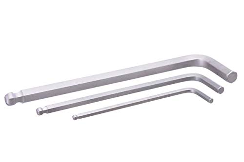 king tony 20107MR01 Hex Key Set 6-Sided Long with Spherical Head Case, Metric, Set of 7, H2.5 mm - H10 mm - Image 4