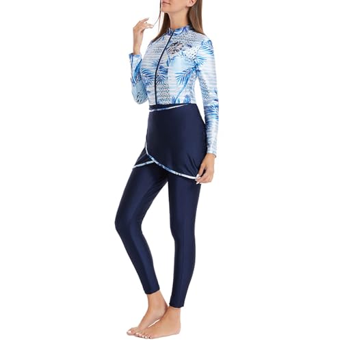 Burkini islámico con cremallera frontal que evita transparencias 6