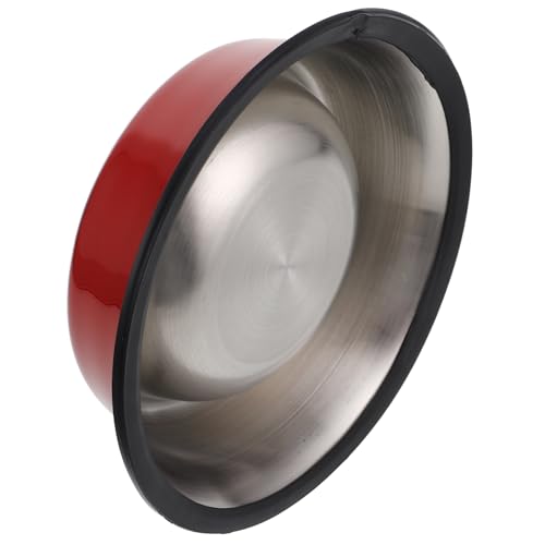 BESPORTBLE 1 Pc Cuenco para Perros alimentador Mascota Cachorro Pet Feeder Comedero Doble comedero para Perros Rojo