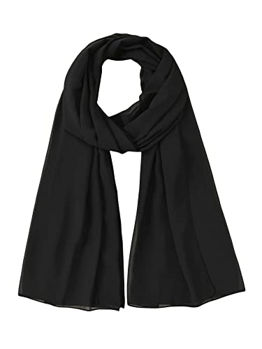 Floerns Women's Solid Color Lightweight Breathable Scarves Shawl Wrap Soft Scarf