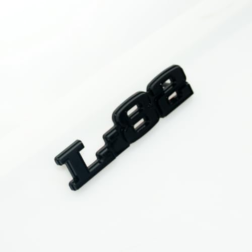 Image of 2Pc C3 75-79 L-82 Hood Restoration Emblems 3D Metal Badge Left and Right Sides Sticker Replacement for Corvette (Gloss Black)