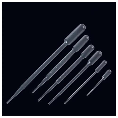Pipettes graduées pour fournitures de laboratoire | Lot de 100 unités transparentes