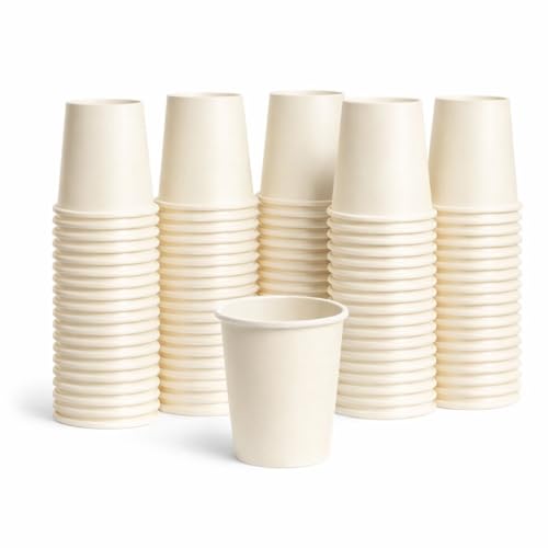 Envases y más y Más Vaso De Cartón 7oz 200 Ml Pack 1000 Unidades Vasos Desechables Resistentes Para Café Bebidas Calientes Oficina Hostelería Eventos Catering Uso Profesional Take Away
