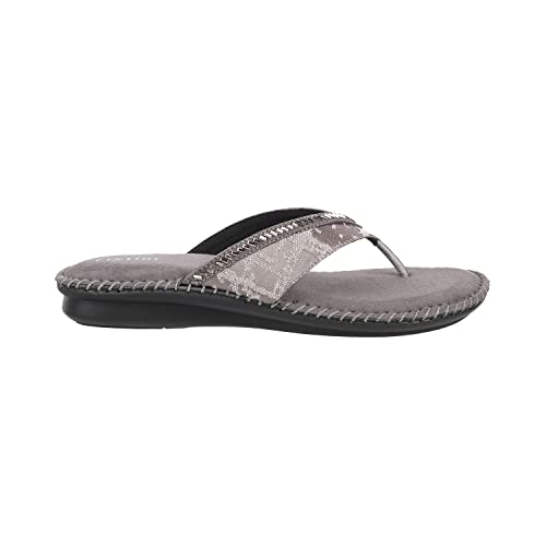 Image of Metro Women's Suede Faux Leather Comfort Slip-on Fashion Sandals
