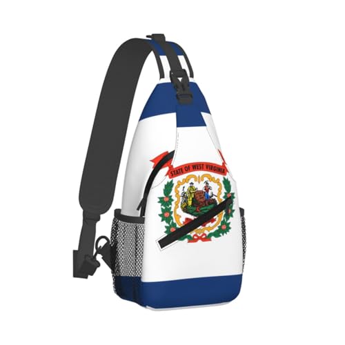 Mochila Unisex con Estampado Bandera de West Virginia miniatura 2