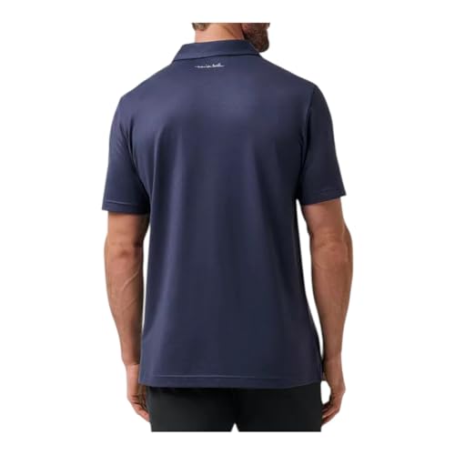 TravisMathew Men's Featherweight Performance Polo, Total Eclipse2