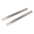 Sorandy 2PCS Kitchen Stove Counter Gap Covers, Stainless Steel Gap Cover Between Stove and Counter Cooktop Trim Kit, Stove Gap Guards Heat Resistant for Kitchen Balconies Corner Surfaces