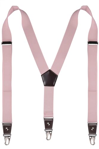 Image of Suspenders for Men with Snap Hooks Adjustable 1.4 inch Wide