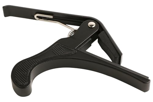Guitar Capo Quick Change For Ukulele, Bass, Electric And Acoustic Guitars (Black B4)