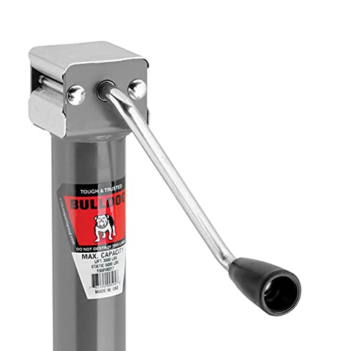 Bulldog 1550100317 A-Frame Trailer Jack,Silver,3,000 Lbs. #TOP2