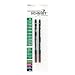 Schmidt 888 Technology Ceramic Rollerball Plastic Tube Refill Broad Point 1.0mm, Black, 2 Pack Blister (SC58113)