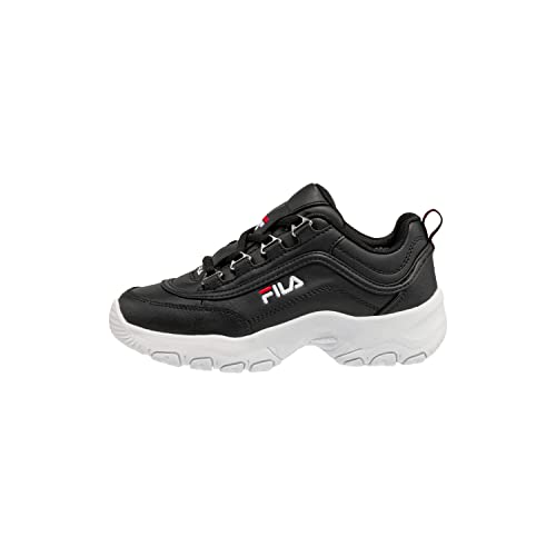 FILA Unisex-Kinder Strada kids Sneaker, Black, 28 EU