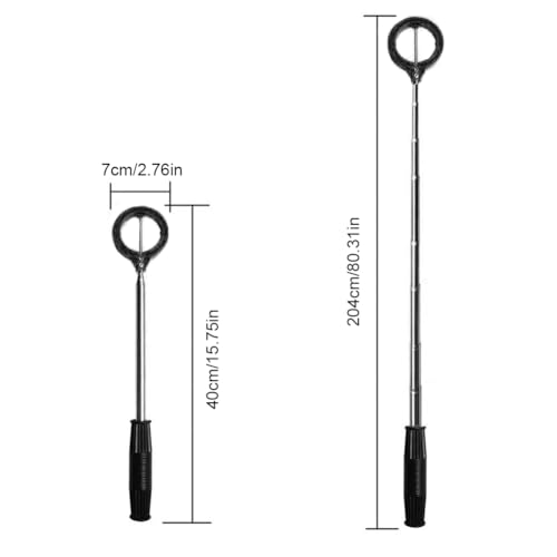 Golf Ball Retriever Telescopic,204CM Golf Ball Picker Upper,Golf Ball Retriever for Water with Golf Ball Grabber for End of Putter Retractable Ball Retriever Tool, Golf Accessories, Gifts for Men - Image 2