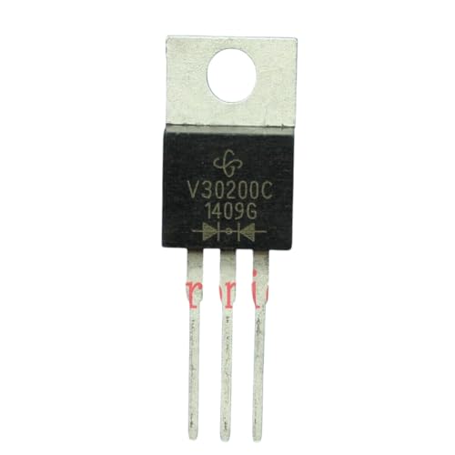 5PCS V30200C V30200C-E3/4W Diode Schottky 200V 30A 3-Pin (3+Tab) TO-220AB 100% New & Original New for Arrival 2025 High for Quality