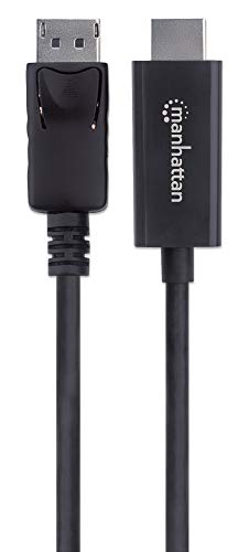 Manhattan DisplayPort 1.2 to HDMI Cable, 4K@60Hz, 3m, Male to Male, DP With Latch, Black, Not Bi-Directional - Image 4