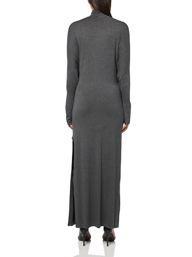 Norma Kamali Women's Four Sleeve All in One Turtleneck Side Slit Gown2