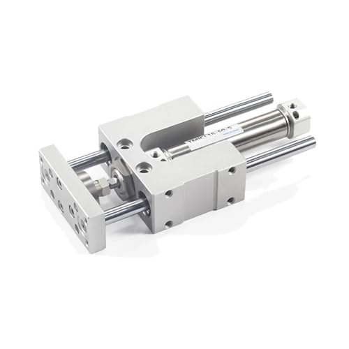 Vérin pneumatique TMIL12 3 tiges support de guidage triple axe avec tampon air 25mm