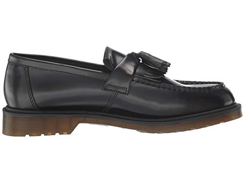Image of Dr. Martens Adrian Smooth Leather Tassel Loafers Black Polished Smooth UK 5 (US Men's 6, Women's 7) Medium