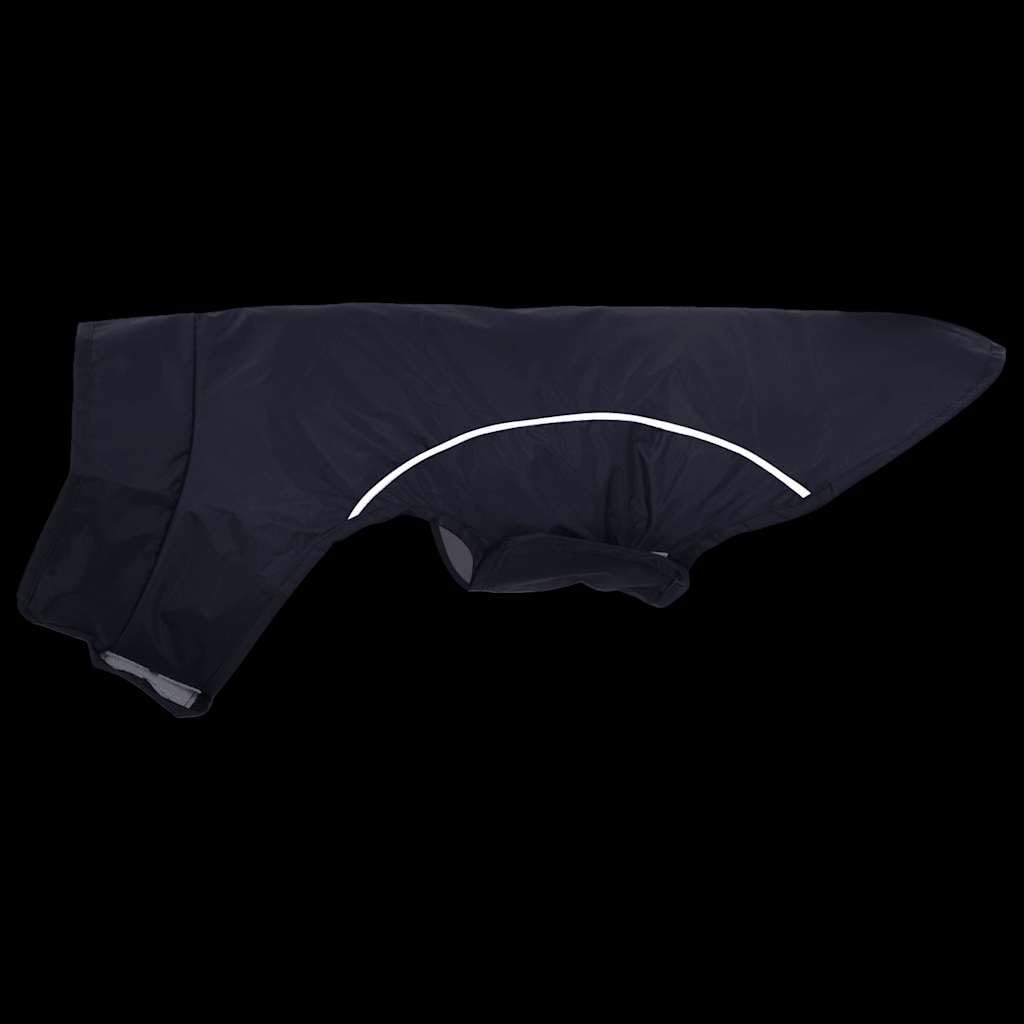 Impermeabile per cani in poliestere con strisce riflettenti, blu navy, XS, impermeabile, traspirante, antivento, protezione per autunno, inverno, outdoor, passeggiate in caso di pioggia e neve