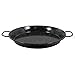 Paellera valenciana esmaltada 50 cm, 14 raciones, color negro, cocinar arroces, apta para gas, vitrocerámica, cocina eléctrica y lavavajillas