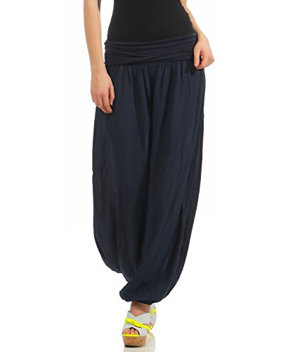 ZARMEXX Damen Pumphose Harem-Stil Sommerhose Einheitsgröße (36-42)