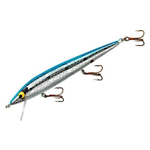 Smithwick Floating Rattlin' Rogue -Chrome/Blue Back - 0-4 ft Cranking Depth, 4.5", 1/3 oz Cover