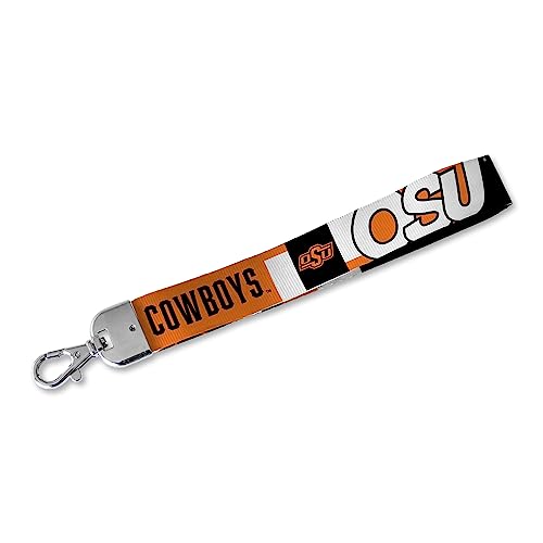 Lanière de poignet porte-clés mignon Oklahoma State Cowboys robuste et polyvalent