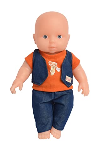 Image of EL FIGO Cute Little Real Looking Doll in Exclusive Dress Doll for Kids (Rotatable Legs Arms with Removable Clothes Set 28 cm)