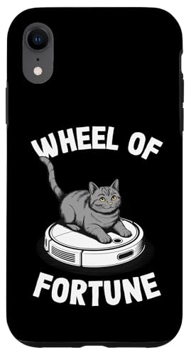Wheel Of Fortune Robot Aspirapolvere Divertente Gatto Custodia per iPhone XR