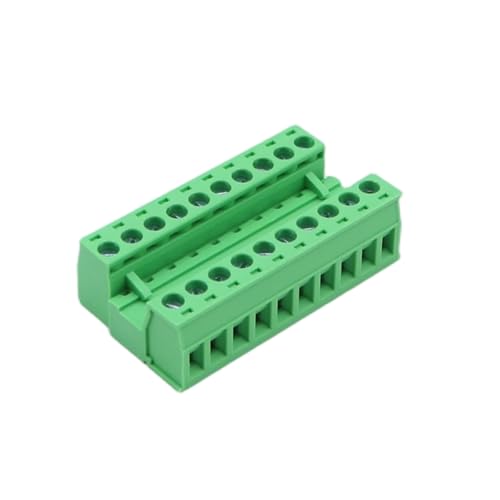 Ausi 5 Sets 5.08mm Screw Terminals 10-Pin Male and Female Phoenix Terminals, Connector