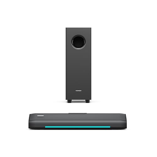 Image of Thomson 60 Watt Soundbar with Subwoofer IAlphaBeat60 RGB Light | Remote Control EQ Modes I Powerful Performance