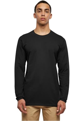 Urban Classics Stretch Terry Longsleeve, Camiseta de Manga Larga, Hombre, Negro (Black 00007), XXL