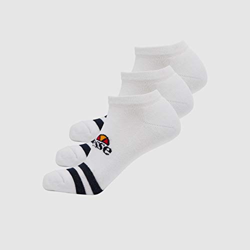 Ellesse Melna 3 Pack Trainer Liner White UK 9-11.5