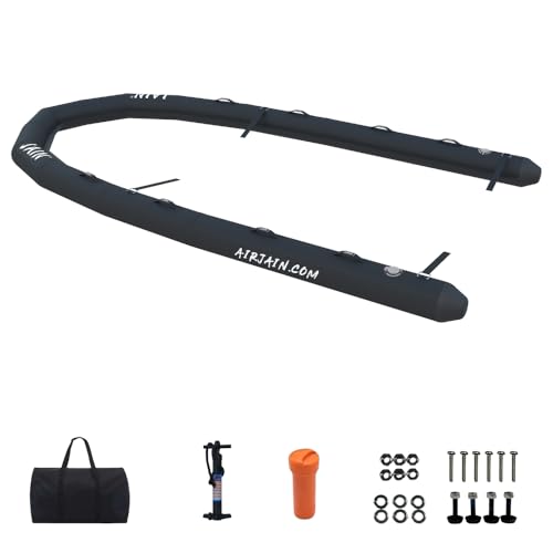 Jain Inflatable Jet Ski Protection Collar Enhanced Stability & Hull Guard for Yamaha FX/VX/EX Series Black (325 * 178 * 20cm)
