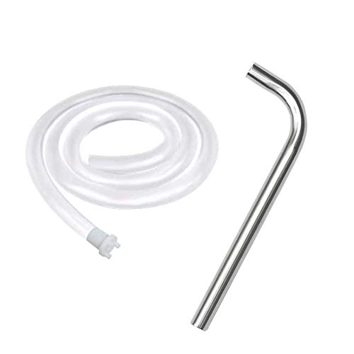 Replacement Silicone Tubing Hose for Water Bottle Pump, High Compatibility stainless steel tube for Most Electric USB Charging Automatic Drinking Water Pump, BPA Free