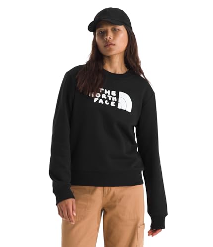 THE NORTH FACE Women's Evolution Sketch Logo Half Dome Crew | Everyday Shirt With a Logo Graphic - Main Image