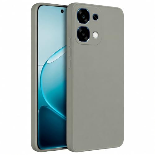 Image of FIRST MART Matte Silicone Back Cover for Oppo F33 - Green