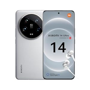 Xiaomi 14 Ultra – Smartphone de 16+512 GB, Lentes Leica Summilux, Snapdragon 8 Gen 3, Pantalla AMOLED 6.73» 120Hz, HyperCharge 90W, Blanco (Versión ES)