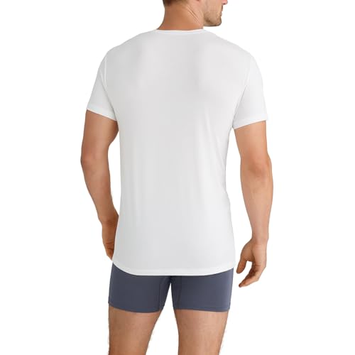 Tommy John Men's Essential Cool Cotton V-Neck Undershirt - Modern Fit3