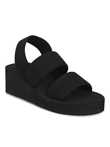 Truffle Collection Women’s HG1011 Black EVA Fashion Sandals