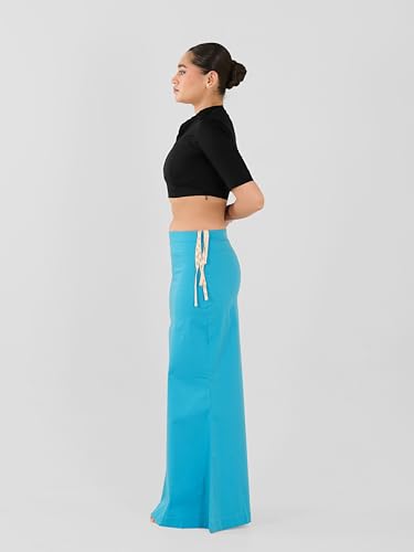 Image of I AM BY DOLLYJAIN D'coat Simple with Extender Length Adjustable for Women - 99% Cotton, 1% Lycra Stylish Lightweight Coat for Casual and Formal Wear