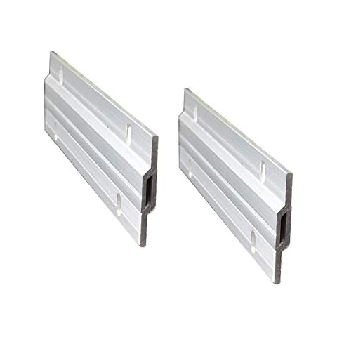 6" Flush Mount Bracket, KAIISSA Interlocking Photo Frame Hook, Heavy Duty Picture Hanger Z Clip Bracket for Large Picture Display Art Gallery Wall Mount Hardware (2 Pair) Cover