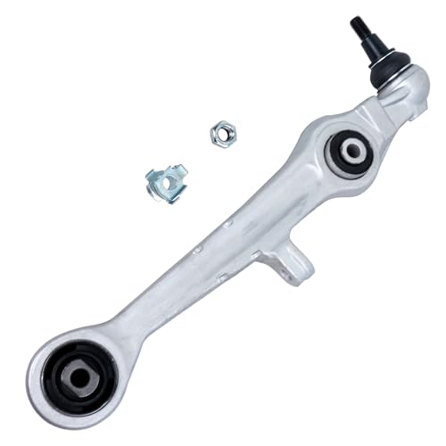 Image of Detroit Axle - 6PC Front Lower Forward Control Arms for Audi A6 A8 Quattro S8 Volkswagen Passat, Control Arms Inner and Outer Tie Rods Ends Replacement
