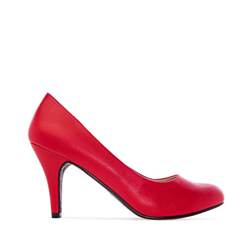 Elegante Pumps in Rot. Gr. 44