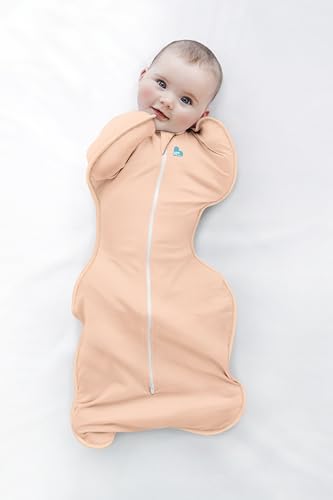 Image of Love to Dream Swaddle UP, Baby Sleep Sack, Self-Soothing Swaddles for Newborns, Get Longer Sleep, Snug Fit Helps Calm Startle Reflex, New Born Essentials for Baby, 1.0 TOG, Newborn 5-8.5 lbs, Coral