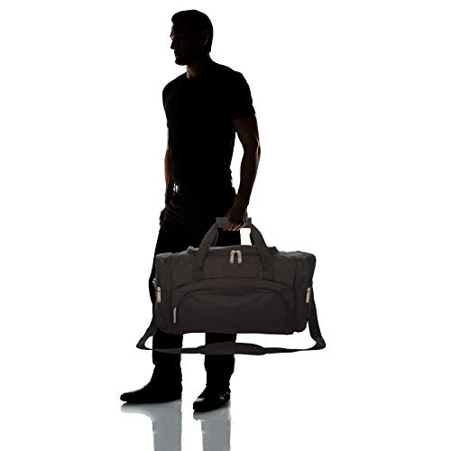 DALIX Signature Travel or Gym Duffle Bag in Black